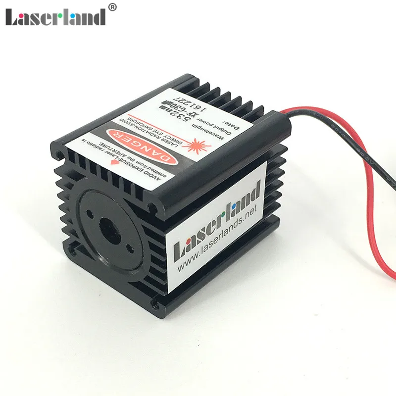 1 pc di Illuminazione Della Fase 650nm 80 mW Rosso + 532nm 20 mw Verde Modulo Laser A Diodo TTL