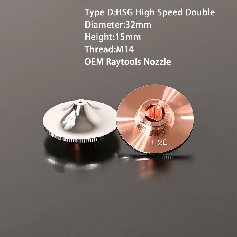 OEM D32 H15 M14 Cắt Laser Vòi Phun Cho Raytools BT240S BM109 BM114S BM111 BM115 BM116 Thi HSG Tốc Độ Cao