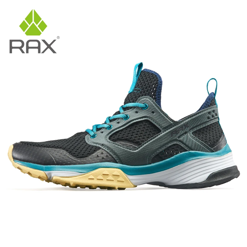 RAX ชายรองเท้าวิ่งรองเท้าปลอดภัย Night Running กีฬากลางแจ้งรองเท้าผ้าใบแบรนด์ผู้ชาย Trekking รองเท้าชาย GYM วิ่งรองเท้า