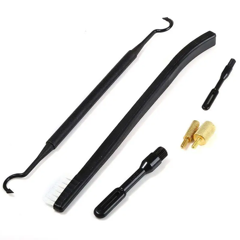 Gun Rifle Cleaning Kit Brush Set Aluminum Tool And Case Hunting Accessories Universal Barrel Cleaning Kit/Borstel Set - view 6