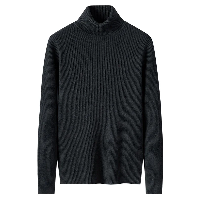 Herbst und Winter herren Rollkragen Pullover Pullover Warme Pullover Strick Schlank Pullover 7 Farben