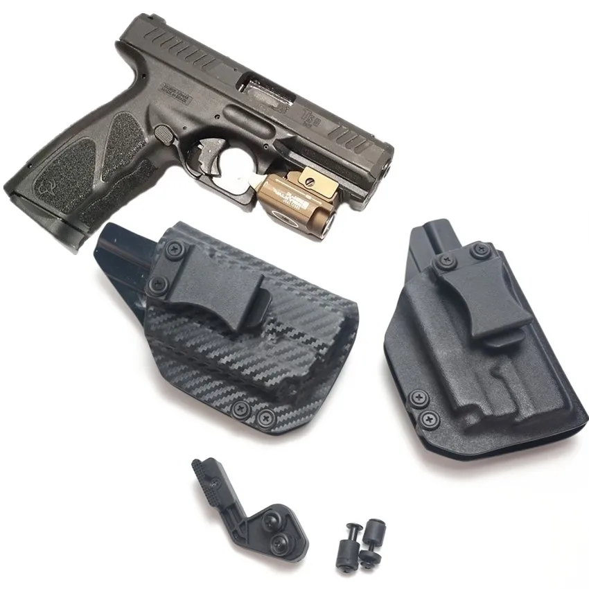 

Внутренний пояс из углеродного волокна Kydex кобура для Телец TS9 9 мм с Olight PL Mini 2 Valkyrie 600 люмен чехол с лазерным фонариком