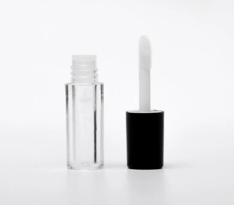 

1000pcs/Lot 1.2 ml pretty Empty clear lip gloss tube lip balm bottle container Beauty Tool Mini Sample SN184