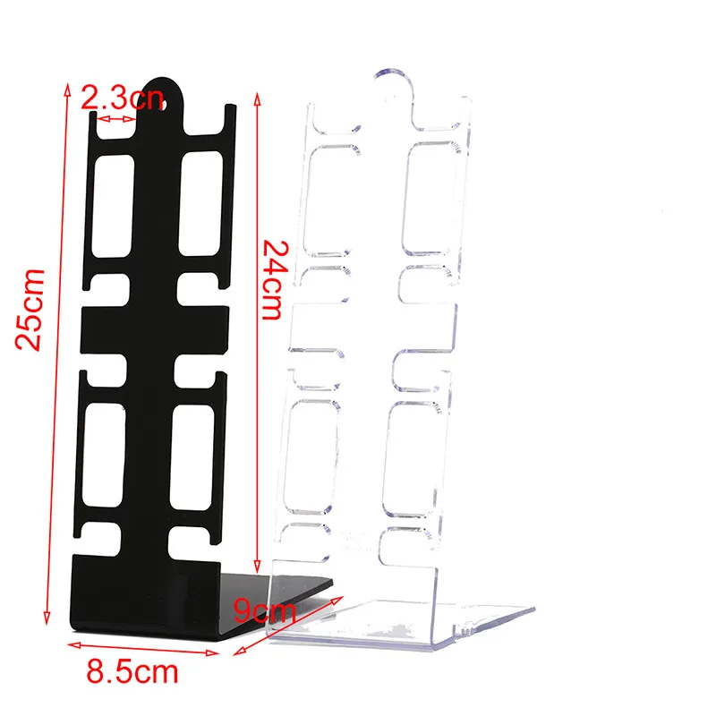 Portable Plastic Stand 4-Holder Rack General Showcase Shelf Watch Storage Box Case Bracelet Watch Box Jewelry Display