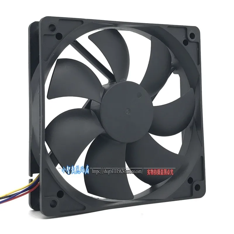 New original 4-wire PWM silent computer case cooling fan 12025 12V 0.35A AFB1212H