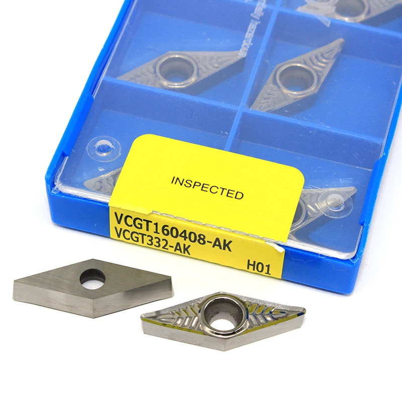 VCGT160402 VCGT160404 VCGT160408 AK H01 Aluminum Inserts Internal Turning Tool CNC Lathe Tools VCGT High Quality Aluminum Cutter