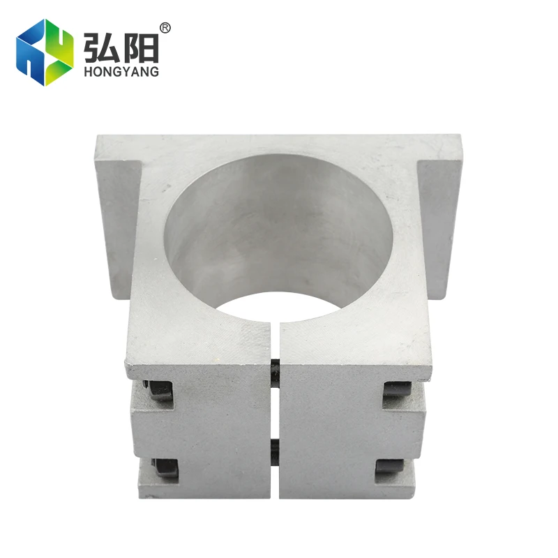 Abrazadera de soporte de Motor de husillo de 65 80 85mm, accesorio de aluminio fundido, fresadora CNC, máquina de grabado, corte fijo de husillo