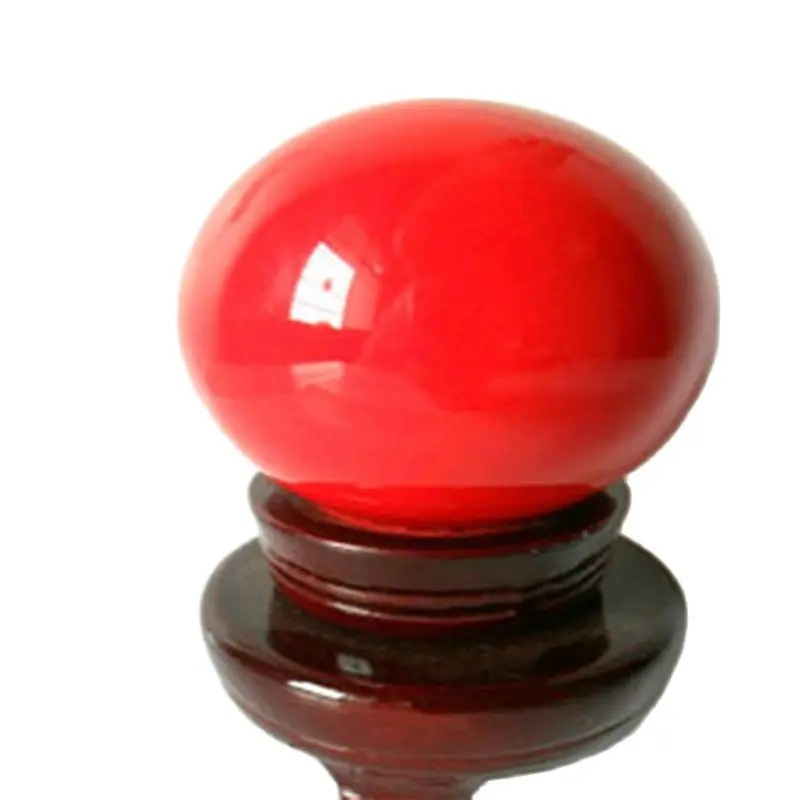 

Natural Iceland Night Ball Pearl Red Luminous Ball Feng Shui Turn Dribble