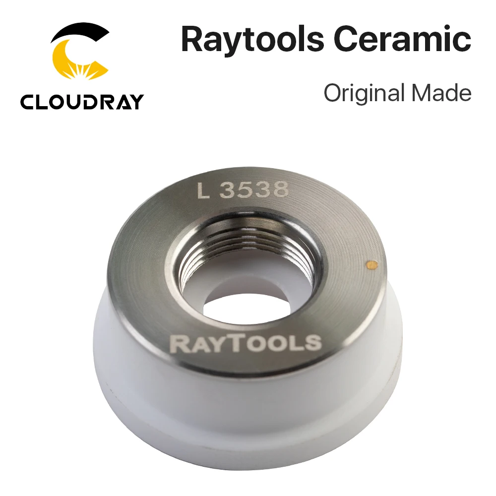 Cloudray-Soporte de boquilla para Raytools, cabezal de corte láser de fibra, diámetro de 32mm, hecho a mano, Original