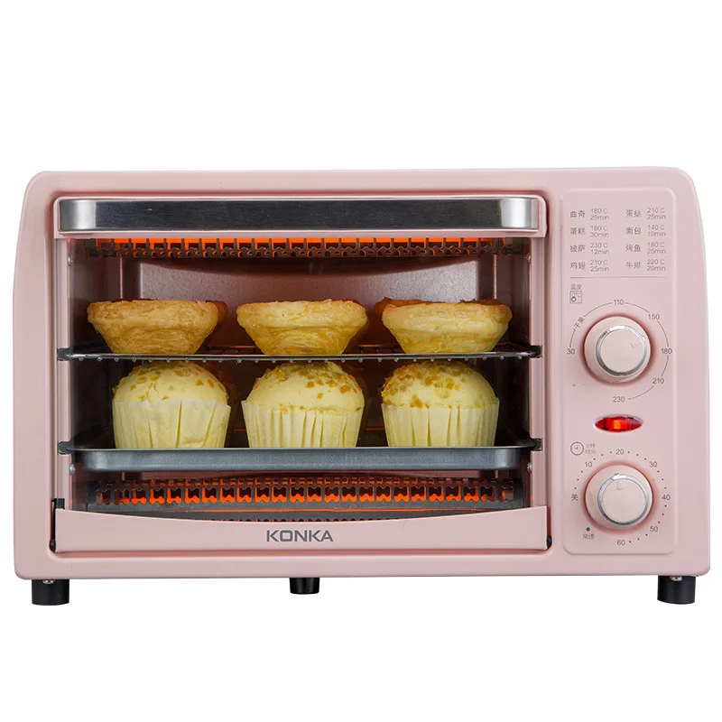 

Home 13L Electric Oven Cake Egg Tart Pizza Baker Multifunctional Fruit Dryer Mini Oven