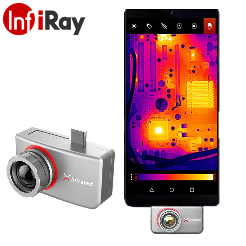 Multi-Function InfiRay T3S Infrared Thermal Imaging Industrial Detector Thermometer Outdoor Search Thermal Imager Android Phone