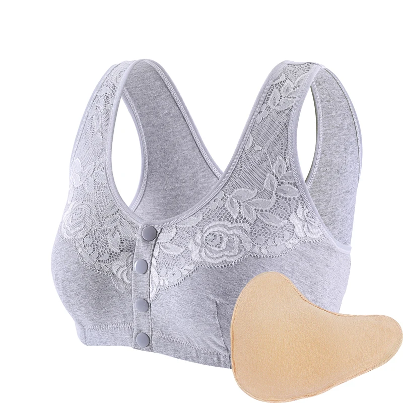 H4702 Women Light Bra Underwear After Breast Cancer Surgery Mastectomy Female Artificial Prosthesis Plus Size Breathable Bras