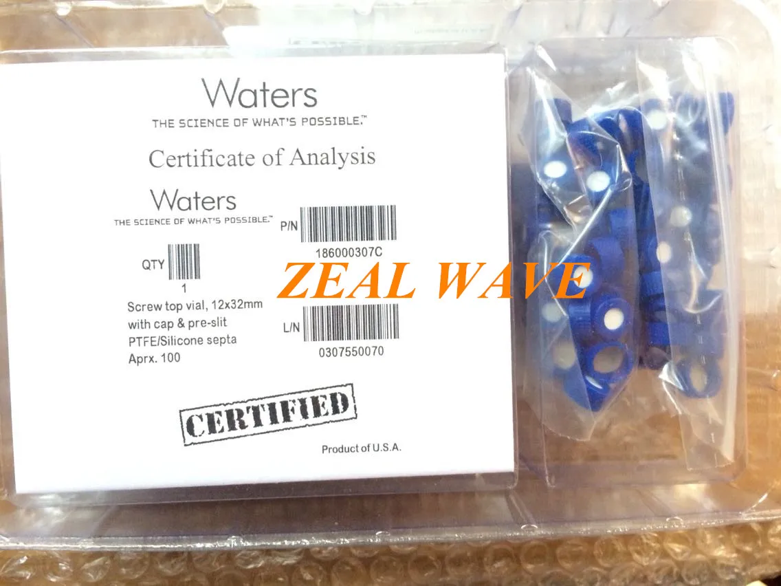 Waters Original Authentic 2ml Injection Bottle LCGC Certified Sample Bottle Waters Genuine 186000307C