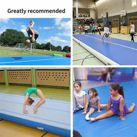 

Free Shipping Airtrack 6x1x0.1m Gym Mat Inflatable Air Tumble Track for Sale Inflatable Gymnastics Mat For Children