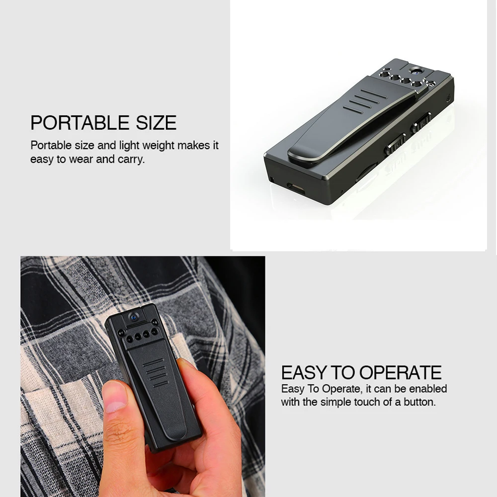 กล้อง A7ขนาดเล็กเซ็นเซอร์720P กล้องการมองเห็นได้ในเวลากลางคืนตรวจจับการเคลื่อนไหว DVR วิดีโอ DV กีฬากล้องขนาดเล็กเว็บแคมขนาดเล็ก