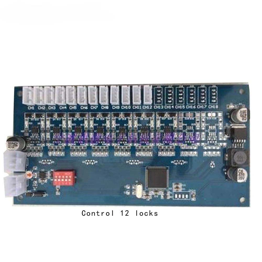 Imagem -06 - Placa Eletrônica de Controle de Armário 12v 24v para Armazenamento de Armário Rs485 Canais 12ch 14ch 18ch 24ch 36ch