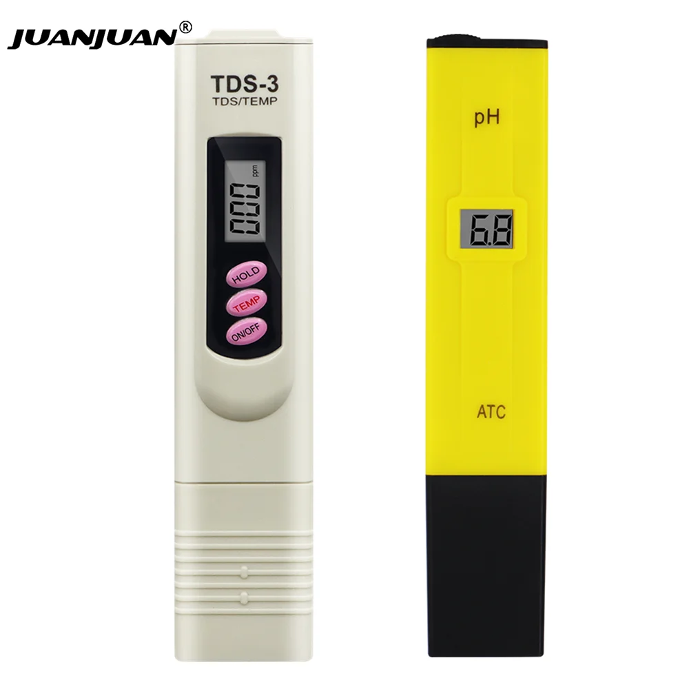 Digital PH Tester TDS Meter LCD display For Measure Water Quality Purity Swimming Pool Aquarium 25% off