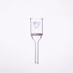 FAPE Bush funnel, Capacity 15mL, Sand board specifications G1/G2/G3/G4/G5/G6, Sand board funnel, Borosilicate glass
