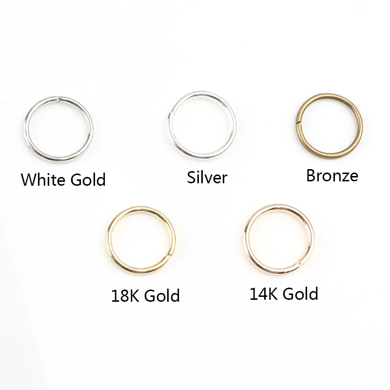 200pcs/lot 3mm-12mm Metal Jump Rings Jewelry Findings Open Loop Split Rings Supplies for Jewelry Making Handmade DIY Accessories