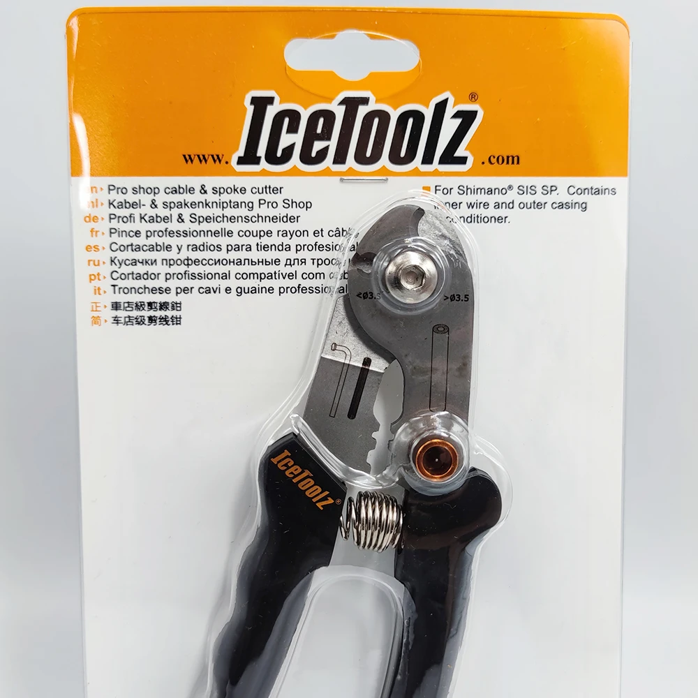 IceToolz 67A5 Pro Bike Shop Cable & Spoke Cutter/Bike Tool For Shimano SIS SP Inner Wire&Outer Casing Reconditioner Bike Tools