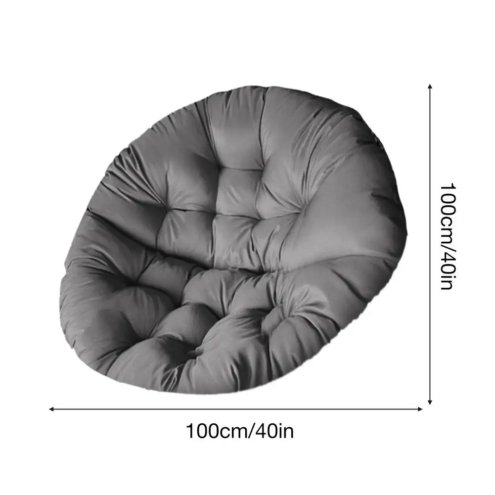 Wicker Papasan Chair Cushion Round Oversized Papasan Chair Pad Pillows Plush Chair Cushion Thick Plush Dining Chair Mats