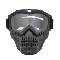 Anti-impact Paintball Skull Mask with Goggles Outdoor Hunting CS War Game Safety Mask Shockproof Airsoft Military Tactical Mask