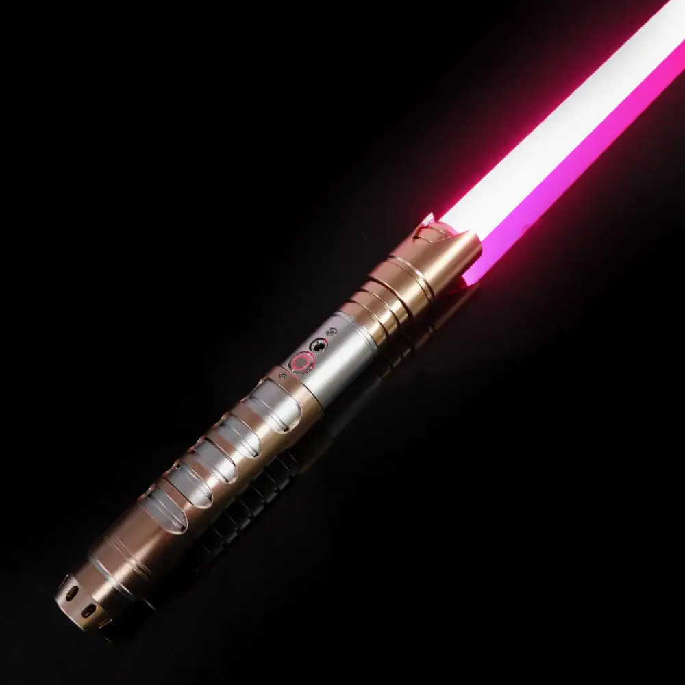 

LGT Lightsaber -9 Sets Sound Fonts Metal Hilt Force FX Heavy Dueling Light Saber Infinite Color Changing