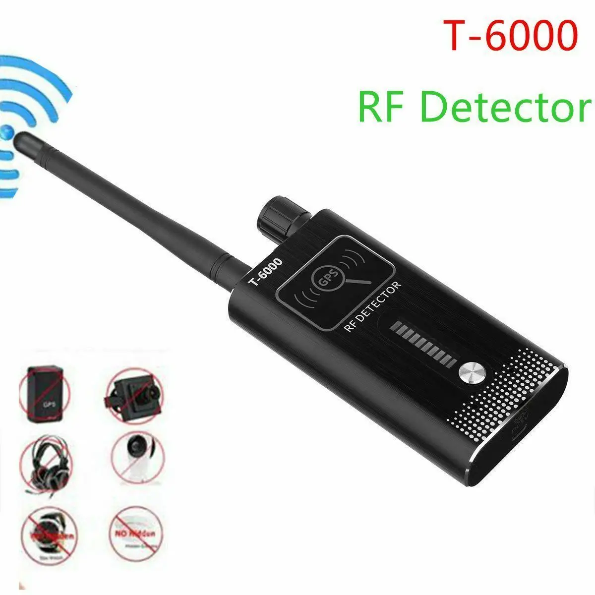 

G318 Anti-Spy RF Signal Detector GPS Lens Tracker Spy Camera Detect GSM Bug Anti Candid Camera Finder Wireless Audio Bug Scanner