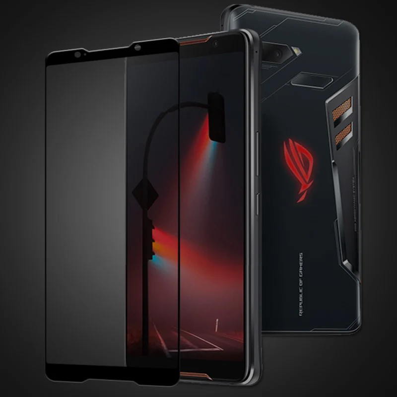 Full Coverage Tempered Glass Screen Protector Film Edge to Edge Protection for ASUS ROG Phone ZS600KL