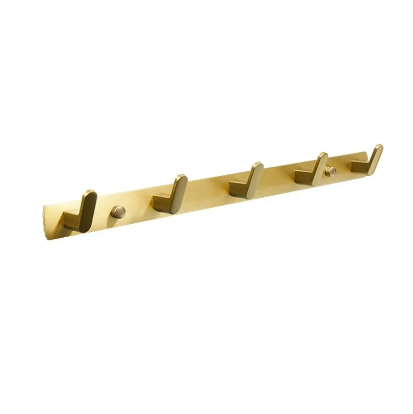 Gold Brushed Robe Hook Coat Hook Towel Hanger Wall Hooks Bathroom Hardware Hook Door Hooks