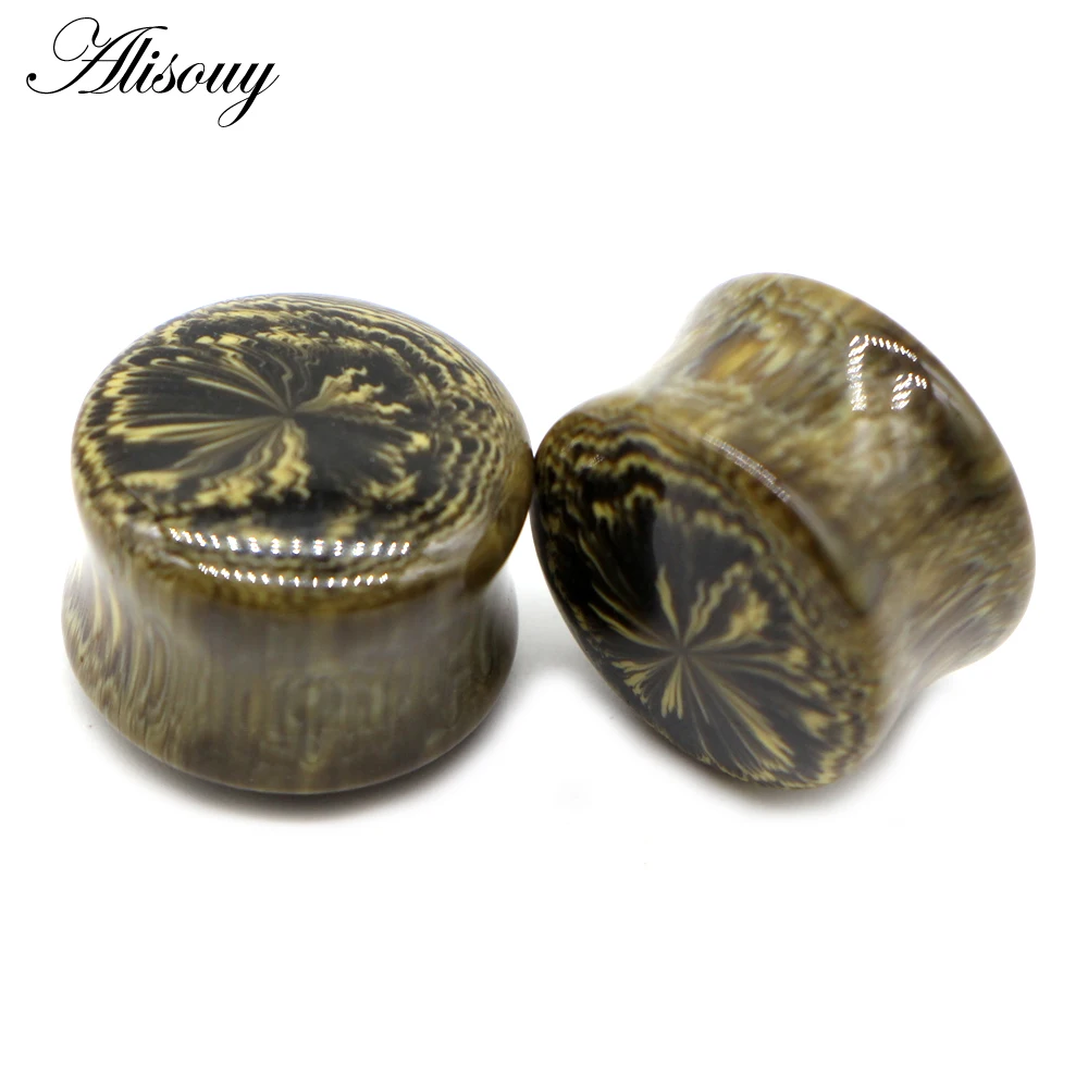Unique Resin Ear Plugs Flesh Tunnels