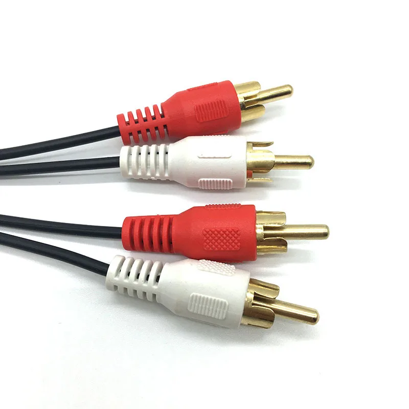 100 stück RCA Kabel 3,5mm Jack Stereo Audio Kabel Weiblichen zu 2RCA Männlichen Buchse zu Kopfhörer 3,5 AUX Y adapter für DVD Verstärker