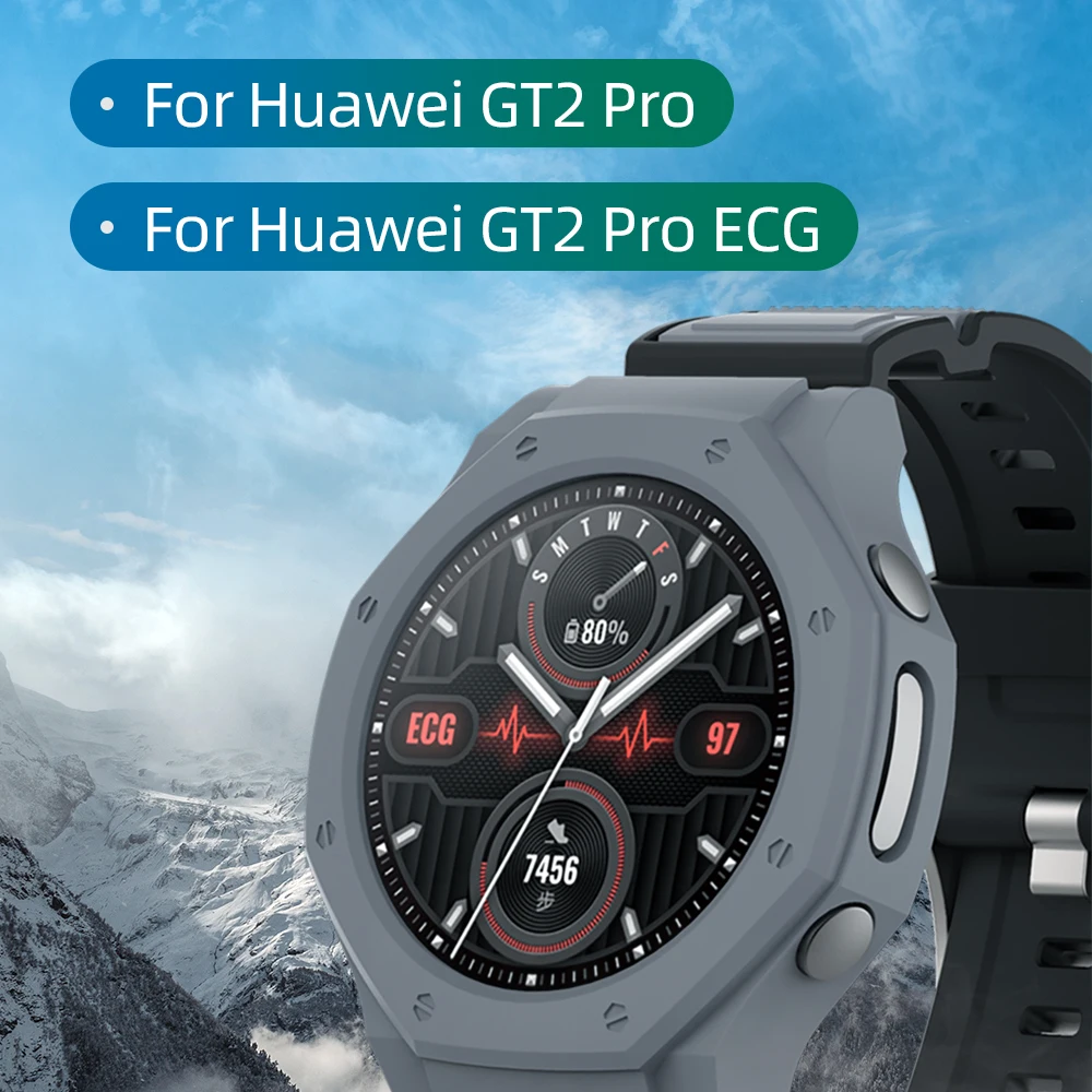 Newest Cover for huawei watch gt2 pro case Smart Watches Cover TPU Shell  Protector SIKAI Sport Accessories for GT 2 Pro ECG