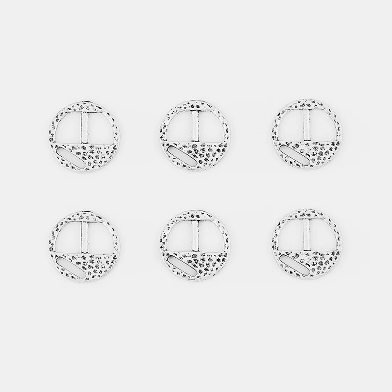 10PCS/lot Zamak Buckle Cord Clasp For 2.5mm Flat Leather Cord Bracelet DIY Jewelry Making Finding