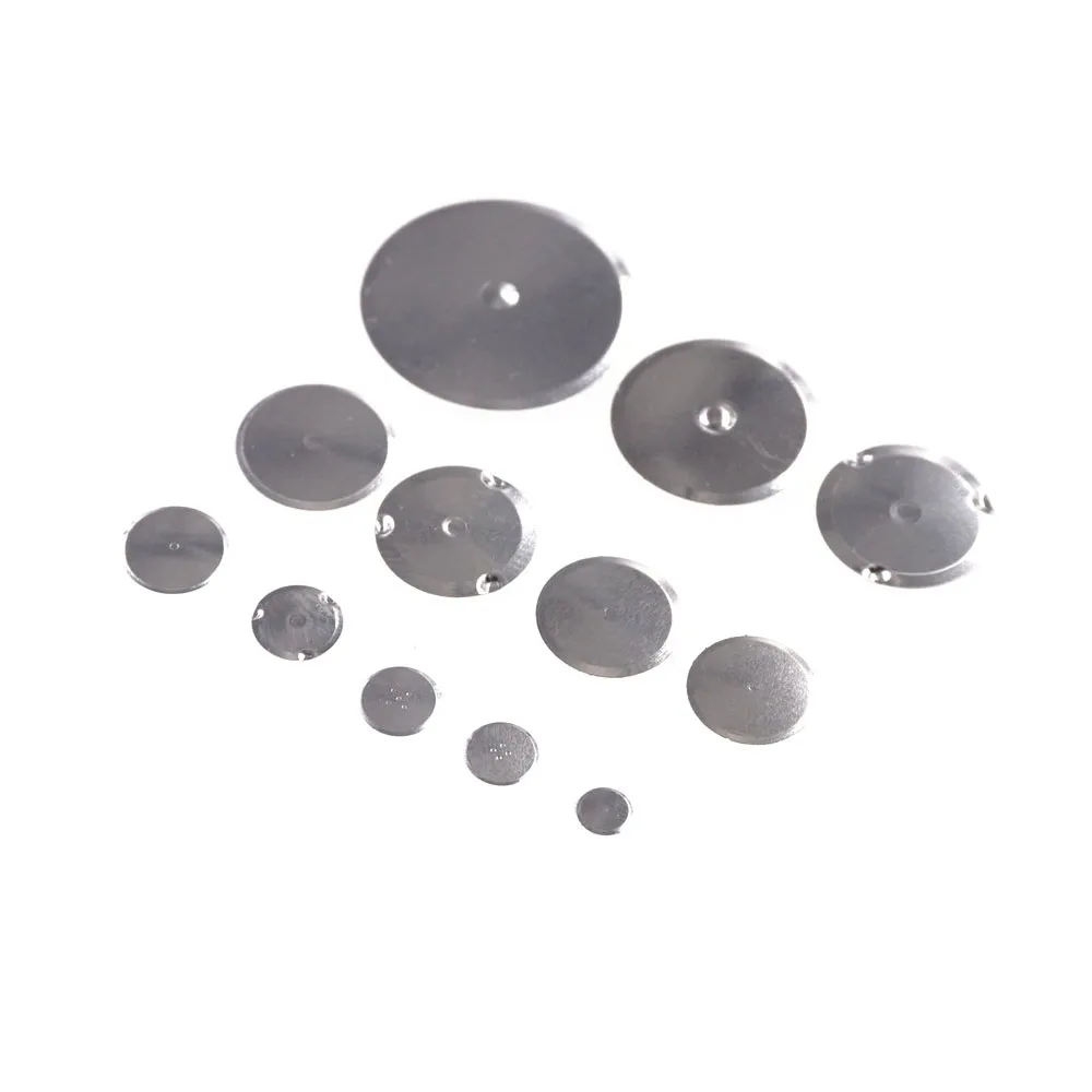 100pcs 3.0 4 4.5 6 7 8 9 10 12 mm Diameter Single Circle Round Shape Metal dome Snap Dome Switch SPST Array switch