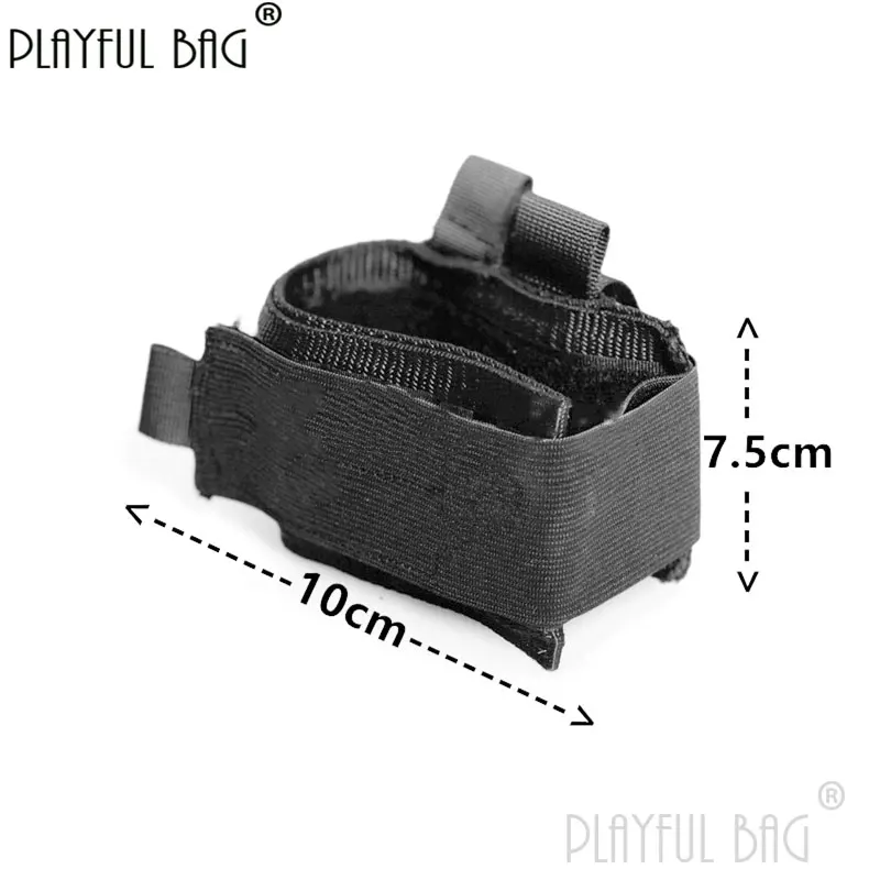 

PB Playful bag Tactical weapon back clip Flexible universal design of multi-function MOLLE system CS game toy equipment QC87S