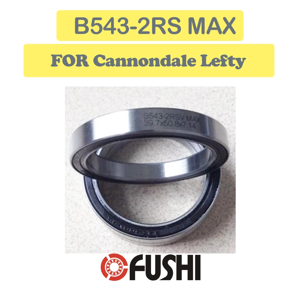 B543-2RS MAX Bearing 39.7*50.8*7.14 mm 1PC For Cannondale Lefty Full Balls Bicycle Headset B543 397508 2RS Ball Bearings