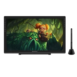GAOMON Graphics Tablet PD2200 21.5 Inch Anti-Glare Screen Pen Display for Drawing with 8 Shortcut Keys Adjustable Stand Glove