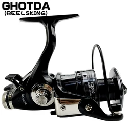 Carrete spinning metal doble freno 3000-6000 – Alta velocidad para carpa