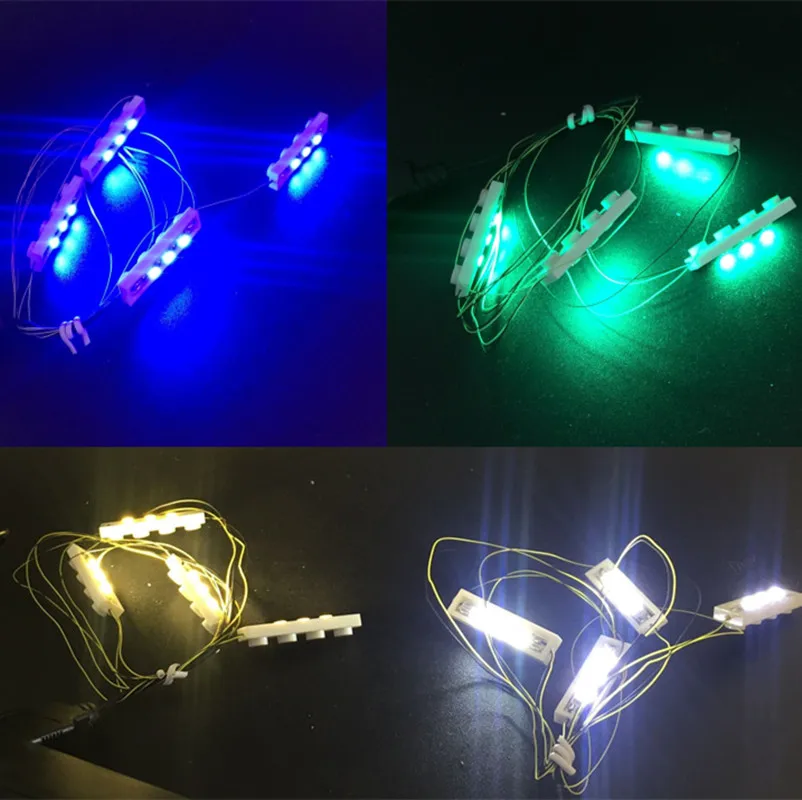 Kyglaring Led Lighting Set DIY Toys 4 In 1 LED Light Up Kit For Lego /pin/ Creator House Building Blocks Mode