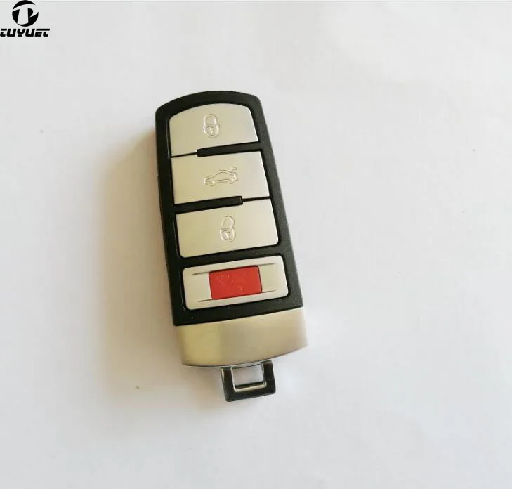 

3+1 Buttons Smart Remote Key Shell Keyless Case Fob For VW Magotan CC 4 Buttons Car key shell