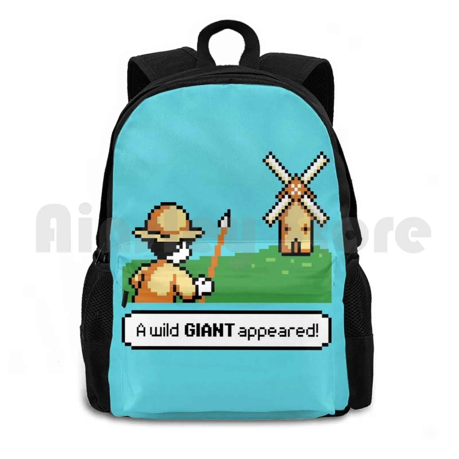 Mon Quixote Outdoor Hiking Backpack Riding Climbing Sports Bag Mon Don Don Quixote Quixote Literature Book Books Read Reading