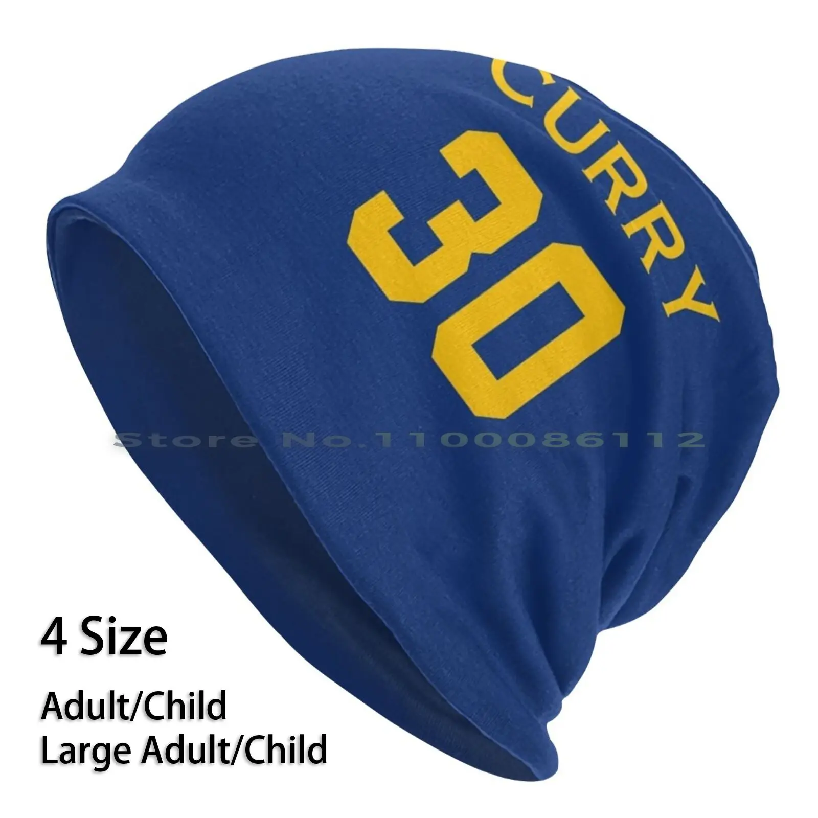 Curry 30 Number Beanies Knit Hat 30 Brimless Knitted Hat Skullcap Gift Casual Creative