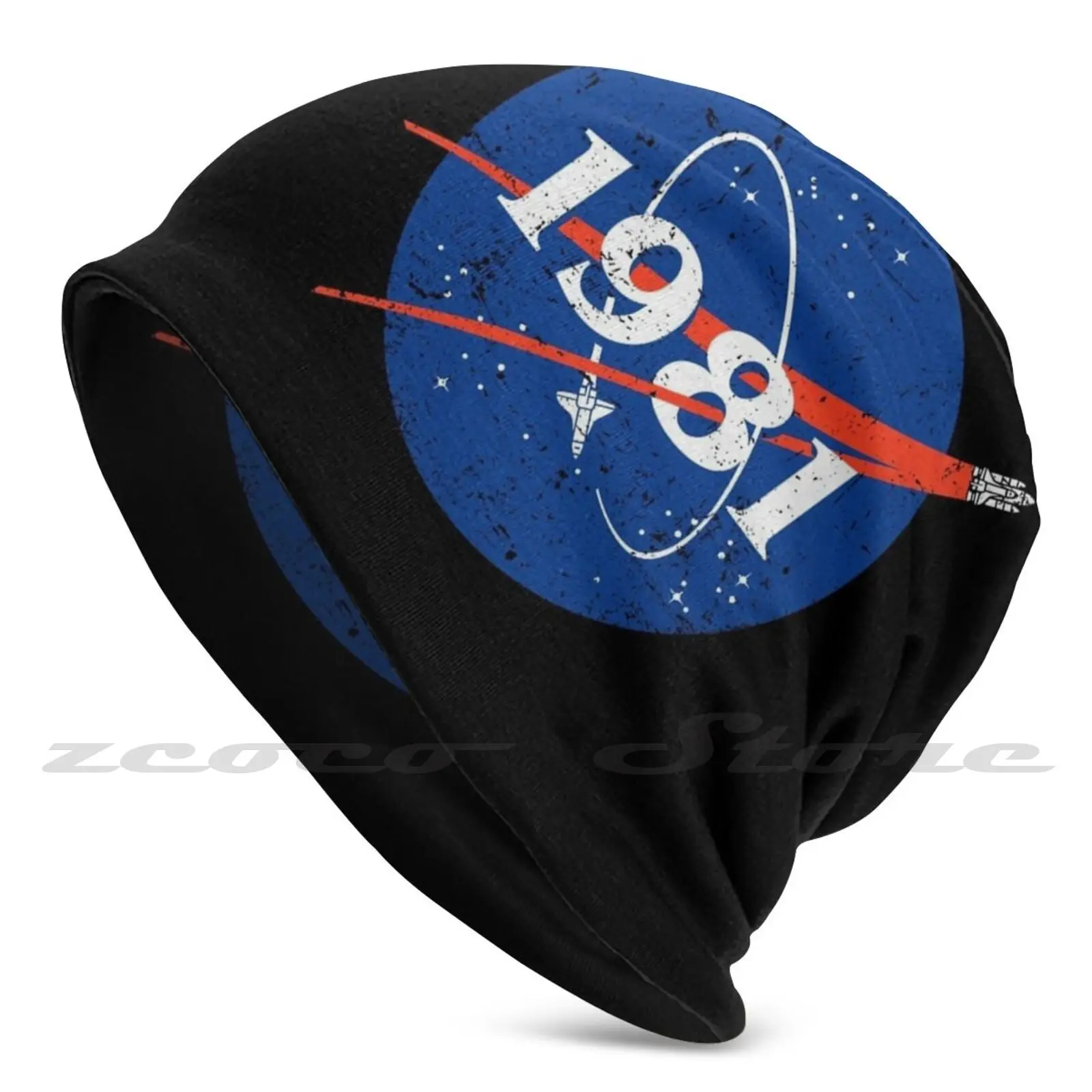 1981 Adult Kids Knit Hat Hedging Cap Outdoor Sports Breathable Shuttle 1981 Spaceshuttle Space Shuttle Science