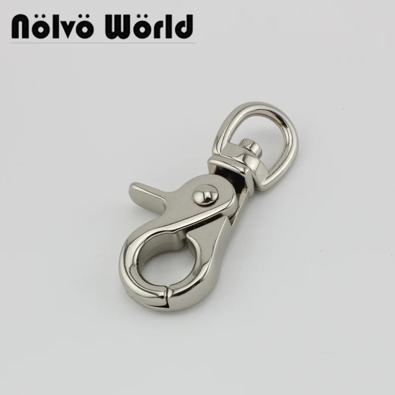 Nolvo World 5-20-100pcs 4 colors 58*11mm Dog collar rope powerful snap hook metals,Making Pet Leash Collar Safe Clips