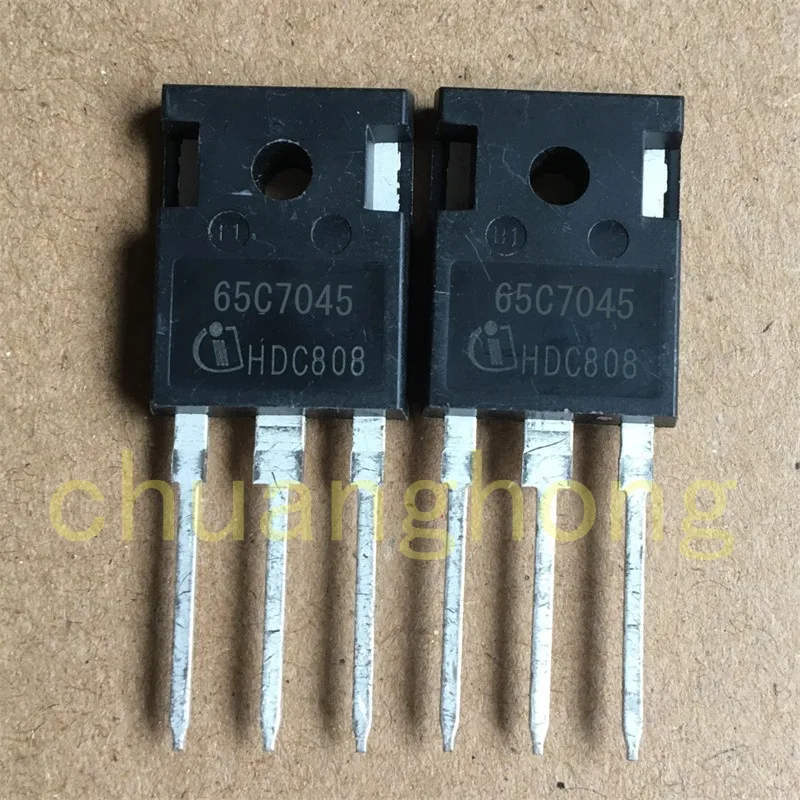 1Pcs/Lot Triode 65C7045 46A 650V MOS Tube TO-247 IPW65R045C7 Transistor New
