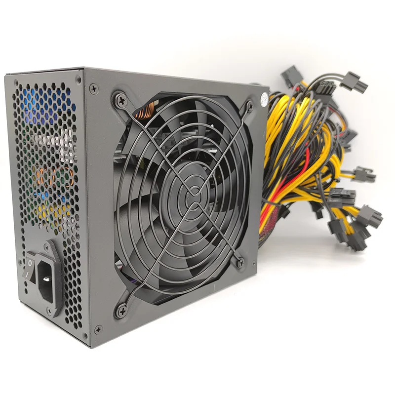 Imagem -06 - Fonte de Alimentação para Mineração de Bitcoins 2000w Alta Eficiência para ue s9 s7 l3 8gpu Suporte para Placas Atx