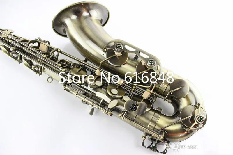 

Free Shipping Bb Tune Tenor Saxophone Brass Musical Instruments Antique Copper Surface B Flat Sax With Mouthpiece Accessories