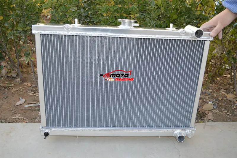 All Aluminum Radiator For 1989-1993 Nisan Skyline S13 CA18 R32 RB20 GTS GTR 93 92 91 90 89