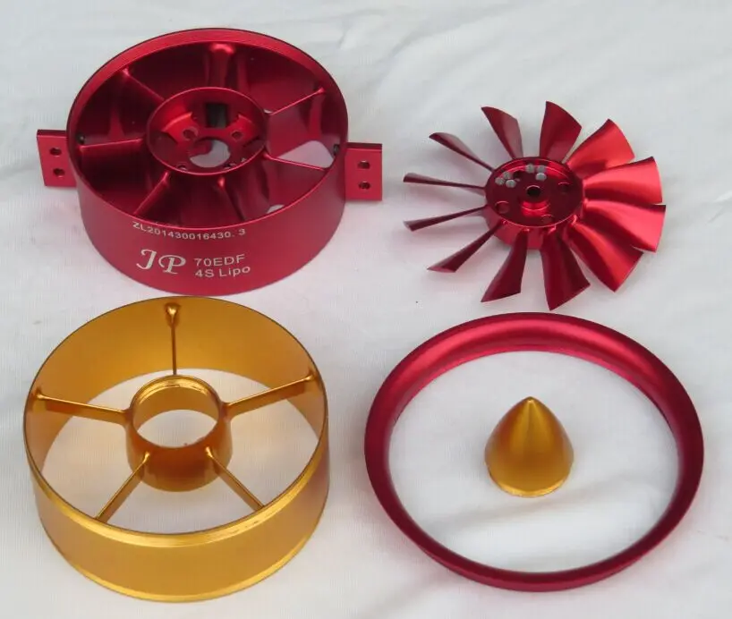 70mm metal ducted parts JP EDF fan / ducted tube / leaf / shell / fairing/Shroud